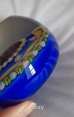 Rare L. E. PERTHSHIRE Millefiori MAGNUM CUSHION 1976 Paperweight- No 45/300