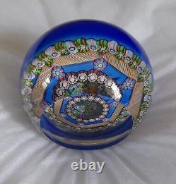 Rare L. E. PERTHSHIRE Millefiori MAGNUM CUSHION 1976 Paperweight- No 45/300
