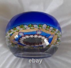 Rare L. E. PERTHSHIRE Millefiori MAGNUM CUSHION 1976 Paperweight- No 45/300