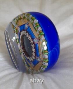 Rare L. E. PERTHSHIRE Millefiori MAGNUM CUSHION 1976 Paperweight- No 45/300
