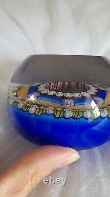 Rare L. E. PERTHSHIRE Millefiori MAGNUM CUSHION 1976 Paperweight- No 45/300