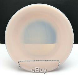 Rare Martha Stewart By Mail Pink Milk Glass Plates Fenton 10 Pieces Dinnerware