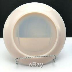 Rare Martha Stewart By Mail Pink Milk Glass Plates Fenton 10 Pieces Dinnerware