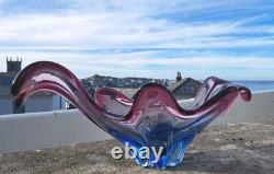 Rare Monumental 450mm Josef Hospodka At Chribska Glasswork Czechoslovakia 1960s