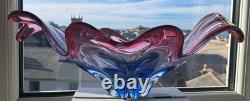 Rare Monumental 450mm Josef Hospodka At Chribska Glasswork Czechoslovakia 1960s