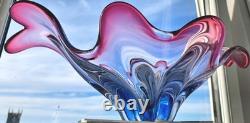 Rare Monumental 450mm Josef Hospodka At Chribska Glasswork Czechoslovakia 1960s