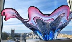 Rare Monumental 450mm Josef Hospodka At Chribska Glasswork Czechoslovakia 1960s