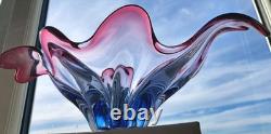 Rare Monumental 450mm Josef Hospodka At Chribska Glasswork Czechoslovakia 1960s