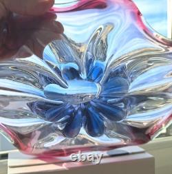 Rare Monumental 450mm Josef Hospodka At Chribska Glasswork Czechoslovakia 1960s