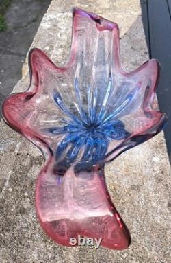 Rare Monumental 450mm Josef Hospodka At Chribska Glasswork Czechoslovakia 1960s