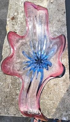Rare Monumental 450mm Josef Hospodka At Chribska Glasswork Czechoslovakia 1960s