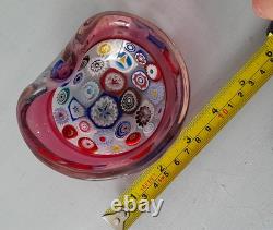Rare Murano Incalmo Murrines / millefiori A. Seguso Glass Kidney Bowl c. 1950 Rare Murano Incalmo Murrines / millefiori A. Seguso Glass Kidney Bowl c. 1950