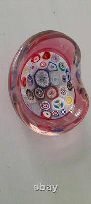 Rare Murano Incalmo Murrines / millefiori A. Seguso Glass Kidney Bowl c. 1950 Rare Murano Incalmo Murrines / millefiori A. Seguso Glass Kidney Bowl c. 1950