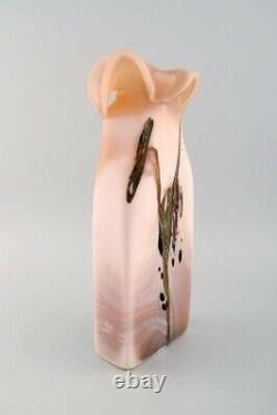 Rare Murano vase in mouth blown art glass. 1960s