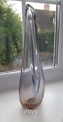 Rare Skrdlovice'Kangeroo' art glass vase designed by Milena Veliskova