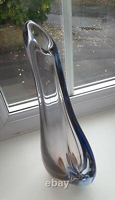 Rare Skrdlovice'Kangeroo' art glass vase designed by Milena Veliskova