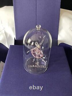 Rare Swarovski Crystal Ballerina under Bell Jar 5428649 Superb