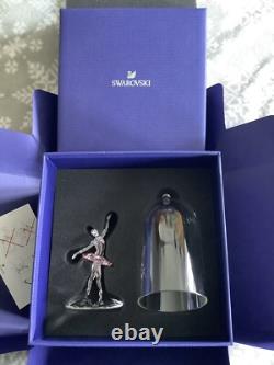 Rare Swarovski Crystal Ballerina under Bell Jar 5428649 Superb
