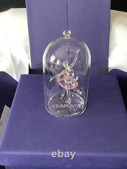 Rare Swarovski Crystal Ballerina under Bell Jar 5428649 Superb