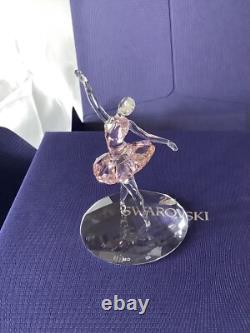 Rare Swarovski Crystal Ballerina under Bell Jar 5428649 Superb
