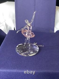 Rare Swarovski Crystal Ballerina under Bell Jar 5428649 Superb