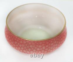 Rare Webb cameo Fishscale small bowl, late 19th c. 11450