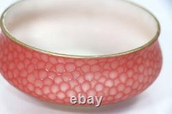 Rare Webb cameo Fishscale small bowl, late 19th c. 11450