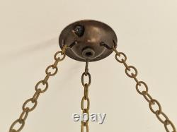 Raspberry Ripple Art Deco Glass Flycatcher Plafonnier Pendant Light Shade