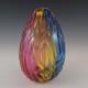 SIGNED Archimede Seguso Murano'Carnivale' Glass Large Egg Sculpture