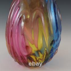 SIGNED Archimede Seguso Murano'Carnivale' Glass Large Egg Sculpture