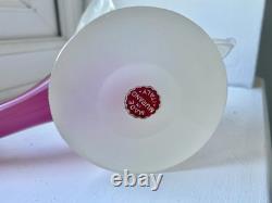 STUNNING vintage 1960's Murano Archimede Seguso LABEL alabastro glass swan bird