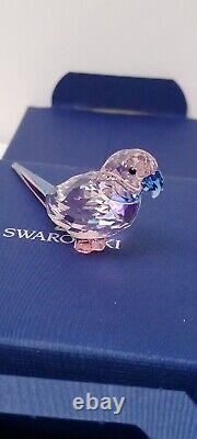 SWAROVSKI JUNGLE BEATS PINK PARAKEET CHA CHA 5557848 retired boxed perfect rare