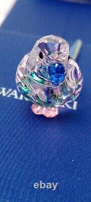 SWAROVSKI JUNGLE BEATS PINK PARAKEET CHA CHA 5557848 retired boxed perfect rare
