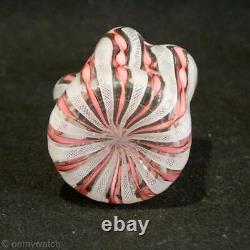 SWEET Vtg MURANO? ZANFIRICO Toothpick Holder Vase LATTICINO ArT GLaSs Italy