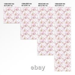 Sakura Privacy Window Film Frosted Glass Decal Pink Blossom Floral Pastel Wrap