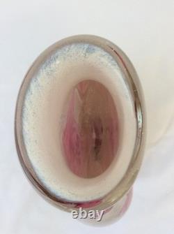 Sam Herman Inspired Art Glass Signed & Dated 1996 Large 29cm Tall Vase Vgc