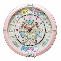 Sanrio characters SEIKO Mechanism Wall Clock Sanrio Japan Kawaii withTracking #