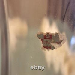 Seguso Murano Glass Vase Mid-Century Pink Sommerso Italian Art