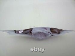 Seguso fish figure pink blue alexandrite 50s vintage Murano Italian art glass