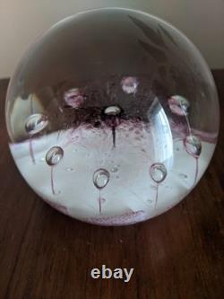 Selkirk Vintage Glass Paperweight 1989 WHISPERS Rare Find