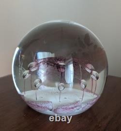 Selkirk Vintage Glass Paperweight 1989 WHISPERS Rare Find