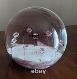 Selkirk Vintage Glass Paperweight 1989 WHISPERS Rare Find