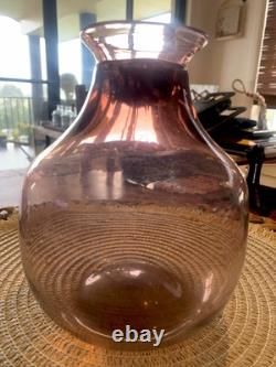 Signed Stephen Morris 1979 Studio Art Glass Handblown Vase. Australian
