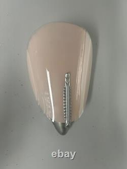 Single Art Deco Pink Glass Wall Light (SA1109343)