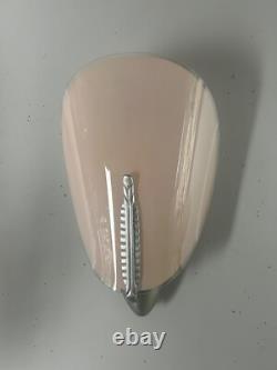 Single Art Deco Pink Glass Wall Light (SA1109343)