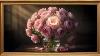 Soft Pink Peonies In Glass Vase 1 Hour Hd Calm Floral Ambience For Relaxation U0026 Tv Art