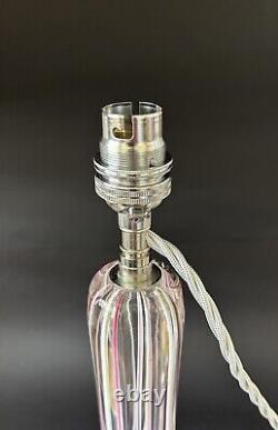 Strathearn Art Glass Lamp Base Vintage