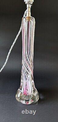 Strathearn Art Glass Lamp Base Vintage