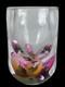Studio Ahus Swedish Art Glass Vase Pink Amber Bubble Core 10.5 Scandinavian