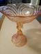 Stunning Art Deco Walther and Sohne Pink Glass Comport